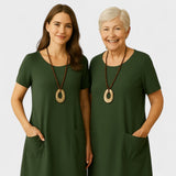 Nika – Elegantna midi haljina od svile