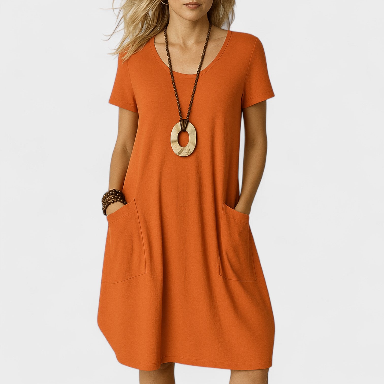 Nika – Elegantna midi haljina od svile