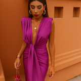 Nika – Elegantna midi haljina od svile
