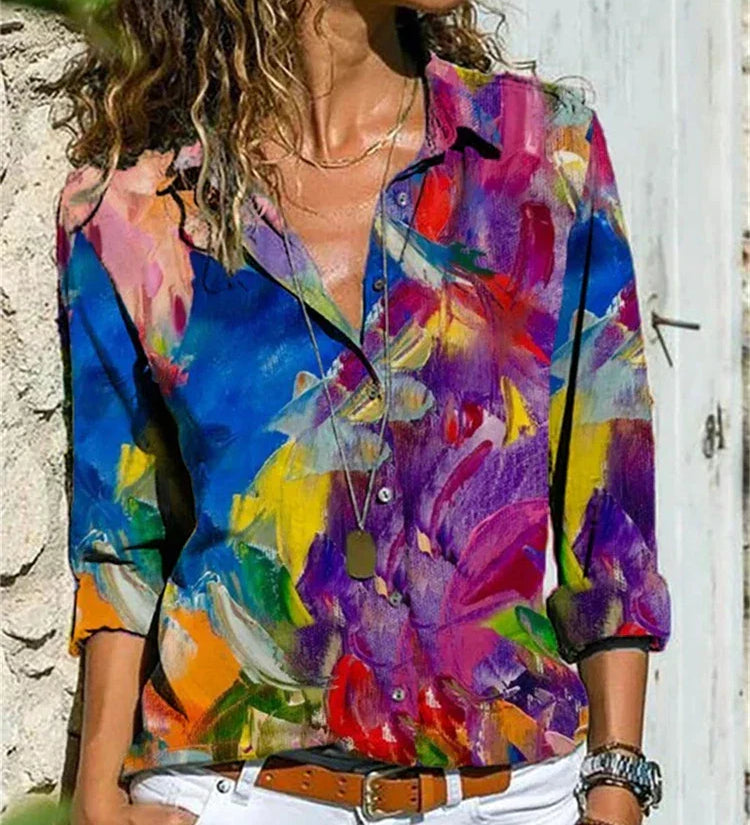 Alja – Elegantna Bluza od Svile s Lepršavim Siluetom