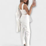 Bojana – Elegantan trodijelni set s blazerom od svile