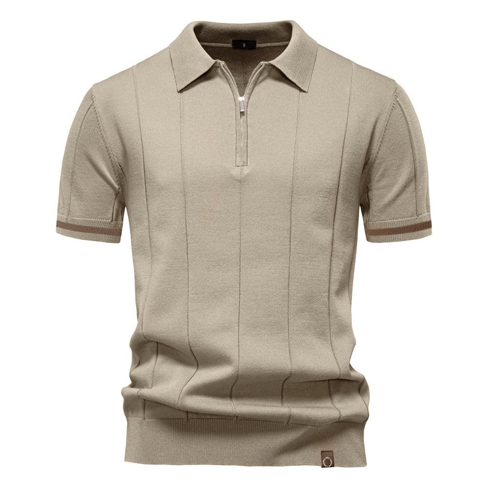Jan – Elegantan polo s polu zatvaračem od svile