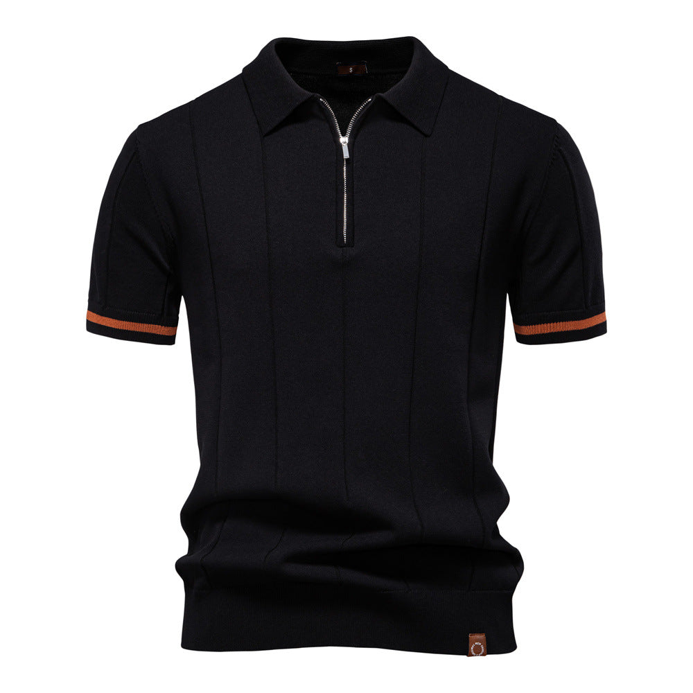 Jan – Elegantan polo s polu zatvaračem od svile