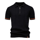 Jan – Elegantan polo s polu zatvaračem od svile