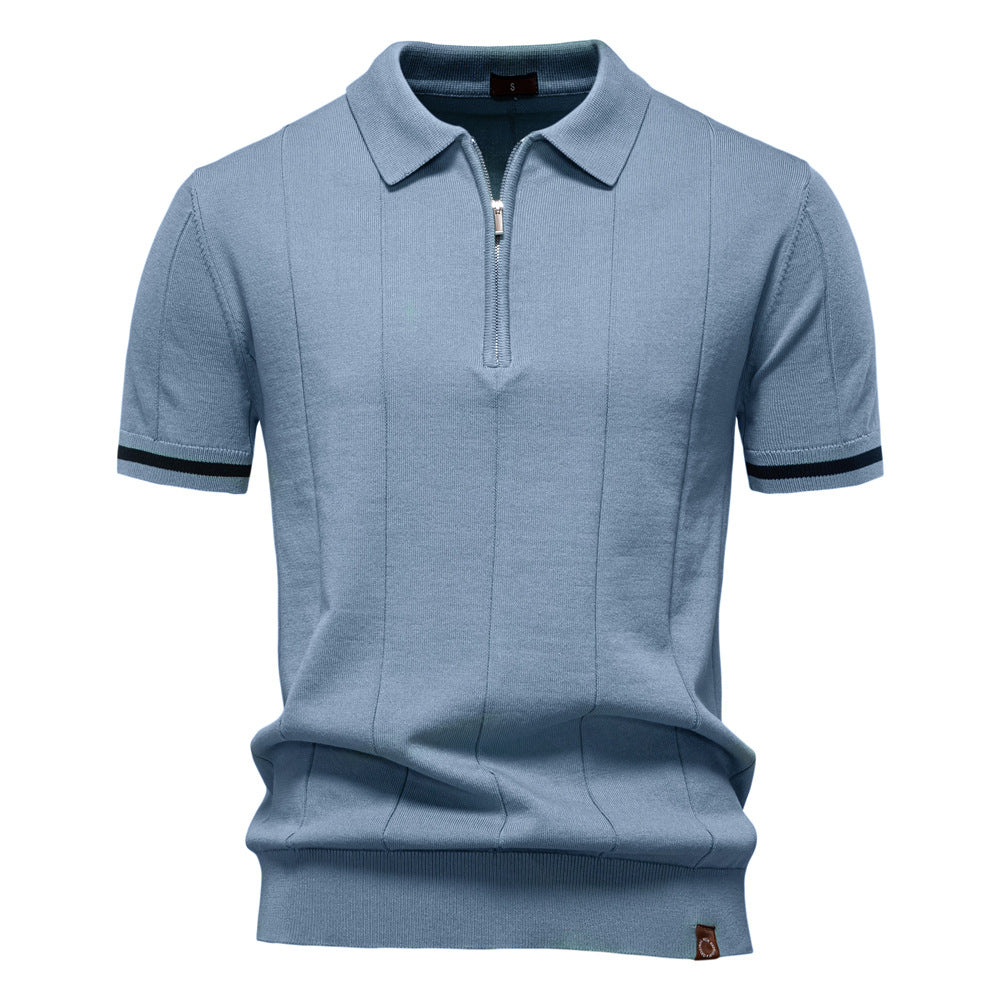 Jan – Elegantan polo s polu zatvaračem od svile
