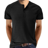 Luka – Elegantna Henley košulja s otvorom za gumb