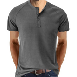 Luka – Elegantna Henley košulja s otvorom za gumb