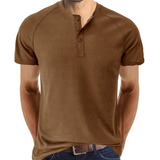 Luka – Elegantna Henley košulja s otvorom za gumb