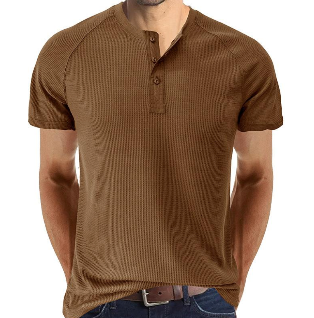 Jan – Elegantna Henley majica s otvorom za gumb