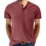 Luka – Elegantna Henley košulja s otvorom za gumb