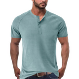 Luka – Elegantna Henley košulja s otvorom za gumb