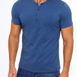 Jan – Elegantna Henley košulja s gumbima od pamuka