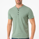 Jan – Elegantna Henley košulja s gumbima od pamuka