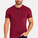 Jan – Elegantna Henley košulja s gumbima od pamuka