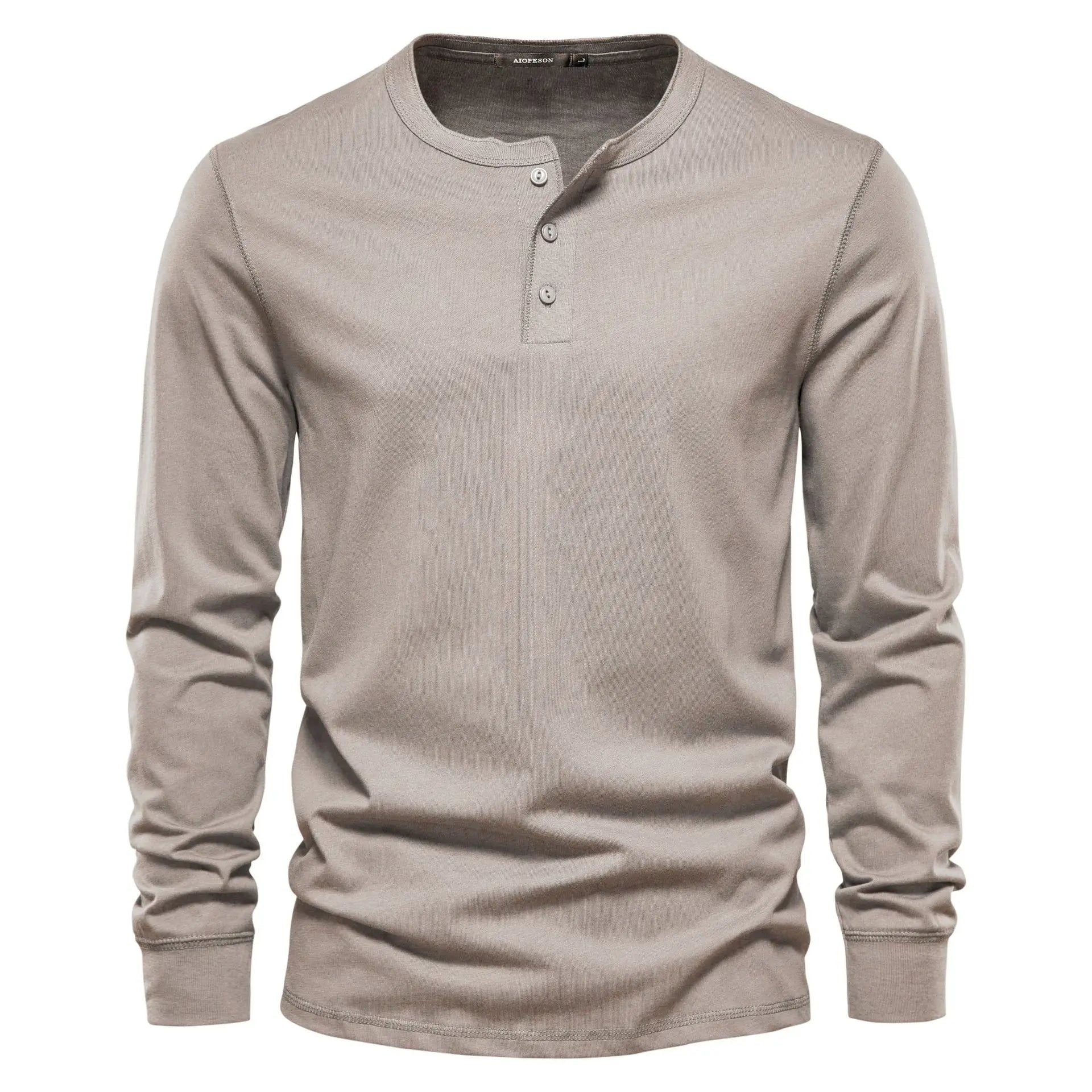 Jan – Elegantna Henley majica od meke mješavine
