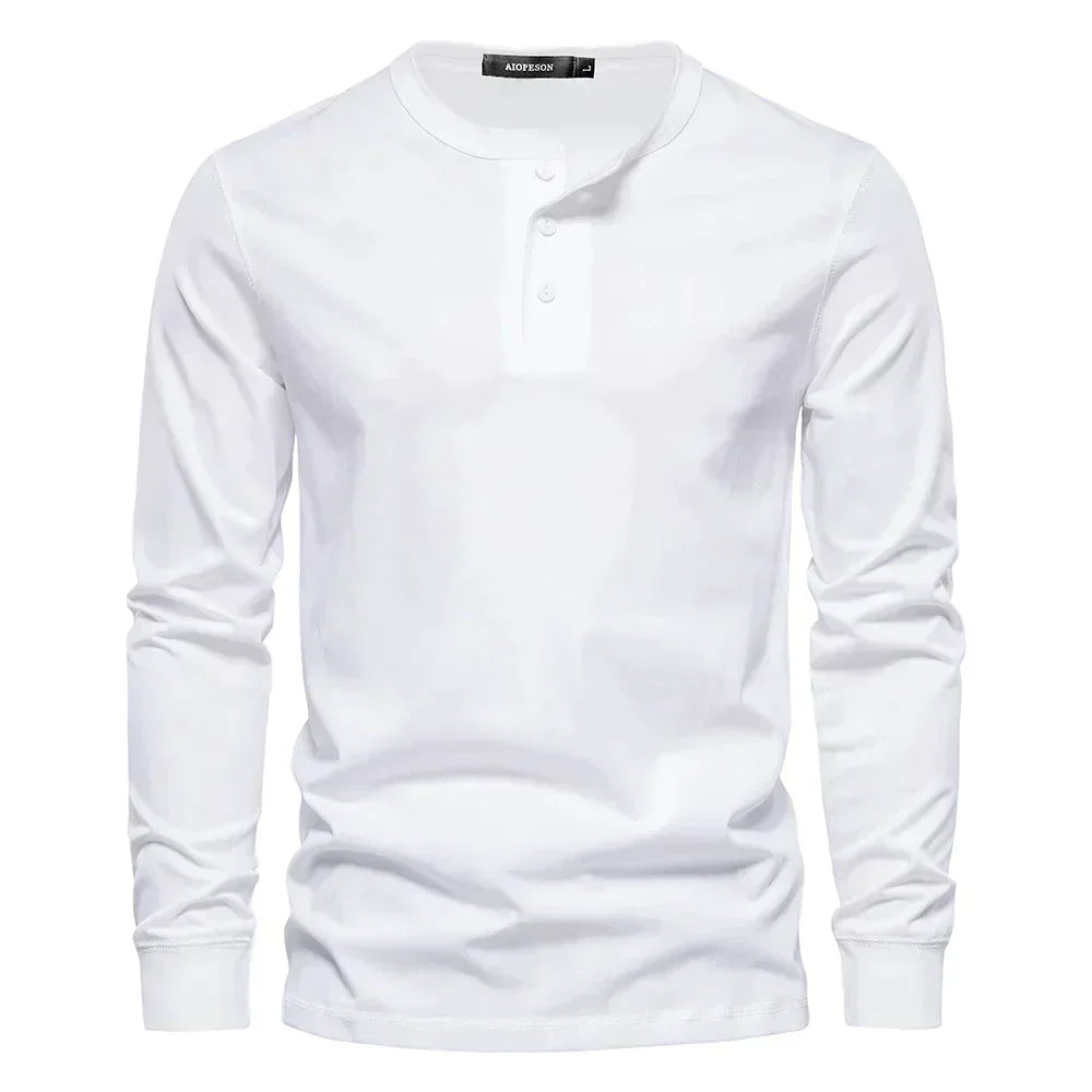 Jan – Elegantna Henley majica od meke mješavine