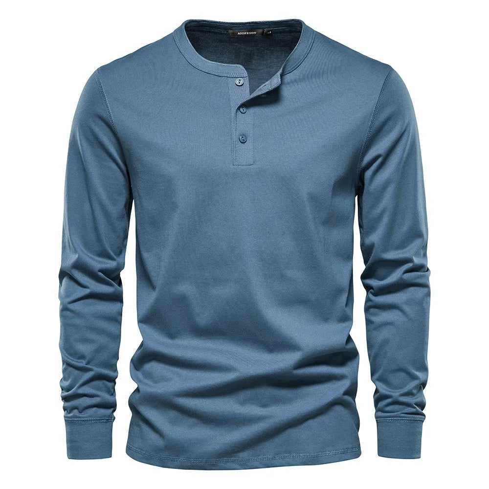 Jan – Elegantna Henley majica od meke mješavine