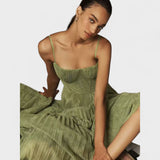 Maja – Midi haljina od svile s elegancijom
