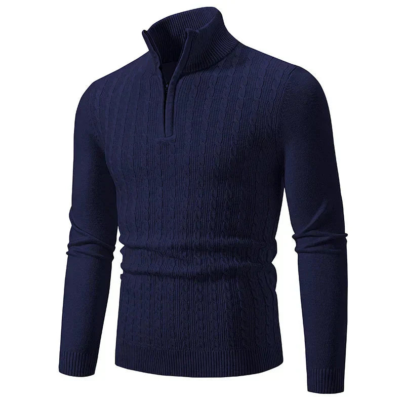 Matej – Elegantan pleteni pulover od mješovitih materijala