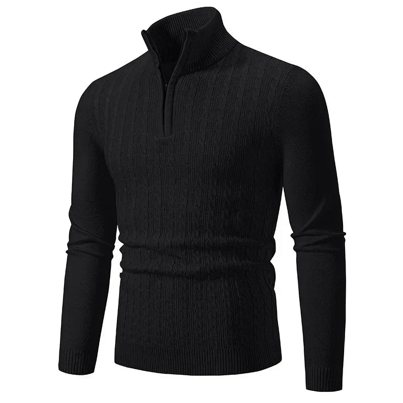 Matej – Elegantan pleteni pulover od mješovitih materijala