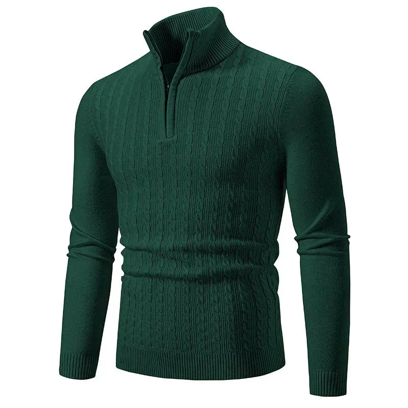 Matej – Elegantan pleteni pulover od mješovitih materijala