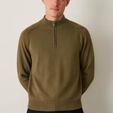 Matej – Elegantni pleteni pulover s polu zatvaračem