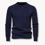 Matej – Elegantni pulover od patchwork pletiva