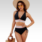 Ivana – Bikini s visokim strukom i detaljem koji modelira figuru