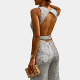 Petra – Elegantan kombinezon s glitterom u midi silueti