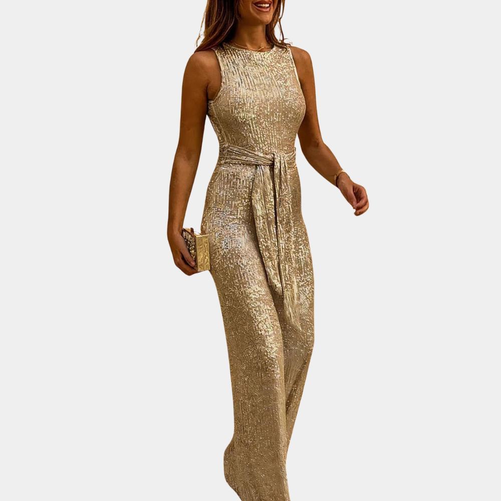 Petra – Elegantan kombinezon s glitterom u midi silueti