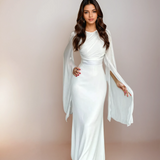 Maja – Elegantan Dugački Satenski Haljina