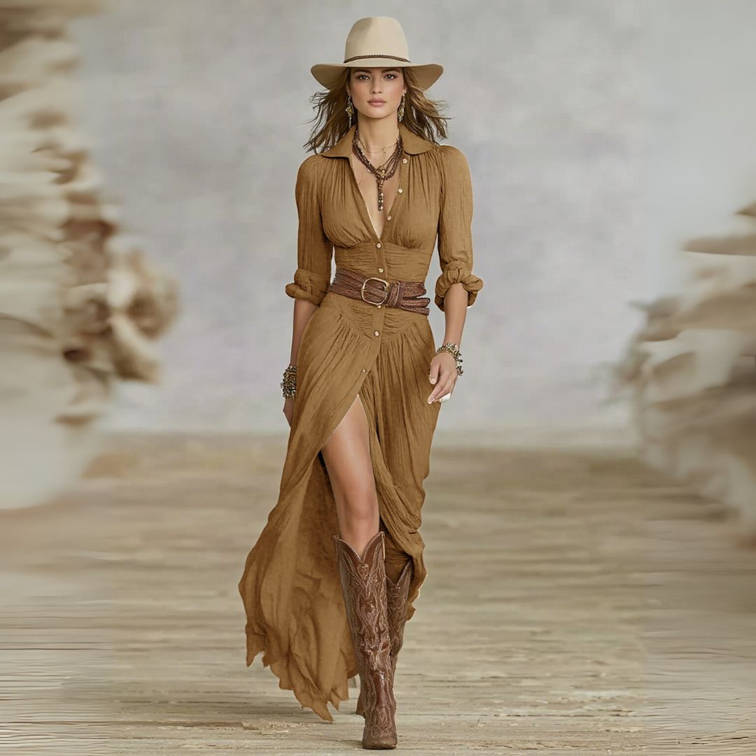 Petra – Elegantna Maxi Haljina od Svile