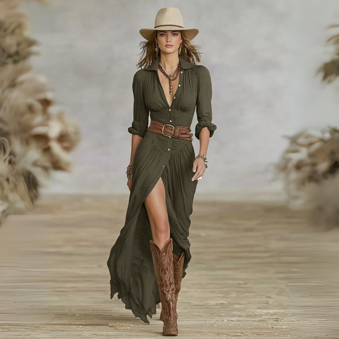 Maja – Elegantna Maxi Haljina od Svile