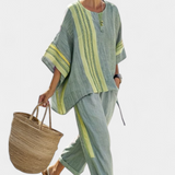 Darja – Elegantan Boho Set od Platna i Bambusa