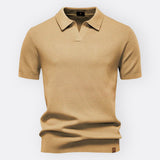 Jan – Elegantna Polo Majica od Strukturnog Pamuka