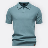 Jan – Elegantna Polo Majica od Strukturnog Pamuka
