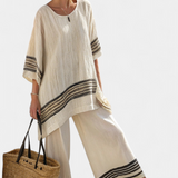 Darja – Elegantan Bambu Platneni Midi Komad