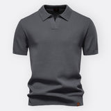 Jan – Elegantna Polo Majica od Strukturnog Pamuka