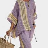 Darja – Elegantan Boho Set od Platna i Bambusa