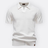 Jan – Elegantna Polo Majica od Strukturnog Pamuka