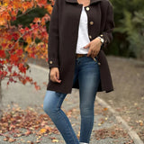 Jana – Elegantni Oversized Kaput od Kvalitetnog Materijala