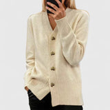 Jana – Elegantni Midi Kaput od Lanu
