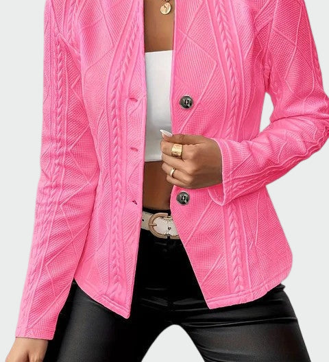 Gaja – Elegantan blazer od svile s midi siluetom