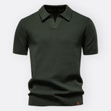 Jan – Elegantna Polo Majica od Strukturnog Pamuka