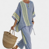 Darja – Elegantan Boho Set od Platna i Bambusa