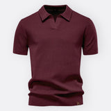 Jan – Elegantna Polo Majica od Strukturnog Pamuka