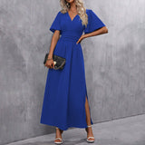 Nika – Elegantna Crna Maxi Haljina od Svile