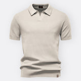 Jan – Elegantna Polo Majica od Strukturnog Pamuka