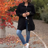 Jana – Elegantni Oversized Kaput od Kvalitetnog Materijala