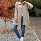 Jana – Elegantni Oversized Kaput od Kvalitetnog Materijala